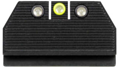 Night Fision Optics Ready Stealth Series Tritium Sight Fits CZ P-10 C/F/S Models Green Tritium/Yellow