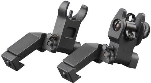 Aim Sports Mt45fs Ar Low Profile Flip Up Front Sight Ar-15 M4 Black Aluminum Anodized