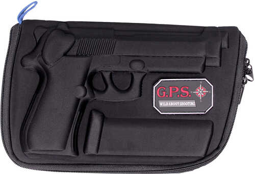 G*Outdoors GPS-909Pc Molded Pistol Case Black 1 Handgun For Beretta 92,96/Taurus PT92