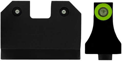 XS Sights R3D Suppressor Height Night for Glock 17/19/26 Green Front