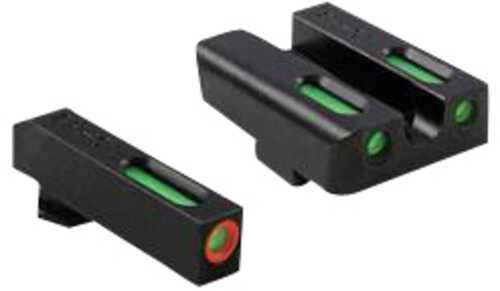 Truglo Fiber-Optic Pro for Glock MOS 171934-3545 Low Optic Red/Black Frame