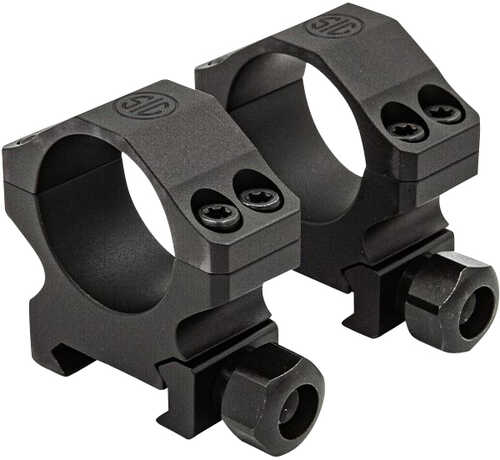 Sig Sauer Electro-Optics Alpha1 Hunting Rings Weaver 35mm 6061-T6 Aluminum Medium Black Matte