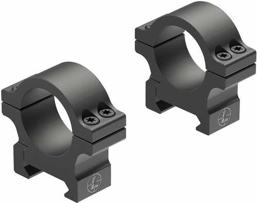 Leupold Open Range Scope Ring Set Cross-Slot High 1" Tube Matte Black Aluminum 180943