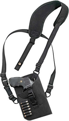 Grovtec US Inc Trail Pack Ergo Holster Black Shoulder/Belt 3-4" DA Revolver Right Hand