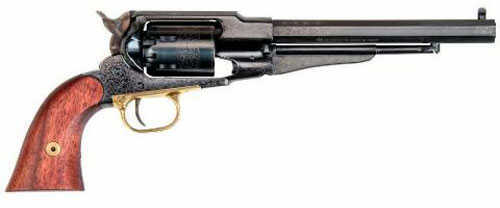 Traditions 1858 Army 44 Caliber Black Powder Revolver 8" Barrel Engraved Walnut Grips Blued