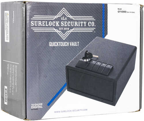 Surelock Security 3418946 QuickTouch 200 Black Powder Coat Electronic Keypad Steel