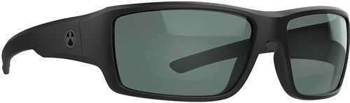 Magpul Ascent Eyewear Polarized, Scratch Resistant Gray Green Lens With Black Wraparound Frame For Ad