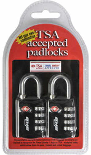 TSA Combination Padlock Accepted 2 Pack Md: 1SKBPDL