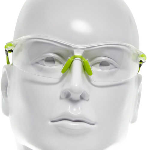 Allen All-In Youth <span style="font-weight:bolder; ">Shooting</span> <span style="font-weight:bolder; ">Glasses</span> Polycarbonate Clear Lens Fluorescent Yellow Frame