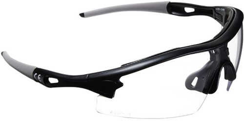 Allen Aspect <span style="font-weight:bolder; ">Shooting</span> <span style="font-weight:bolder; ">Glasses</span> Polycarbonate Clear Lens Black Frame