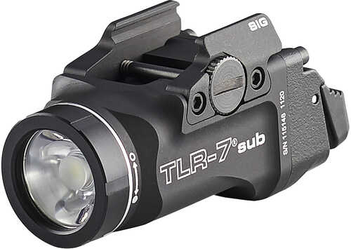 Streamlight TLR-7 Sub-Compact Weapon Light Sig P365 Xl Pistol W/Accessory Rail 500 Lumens White Led B