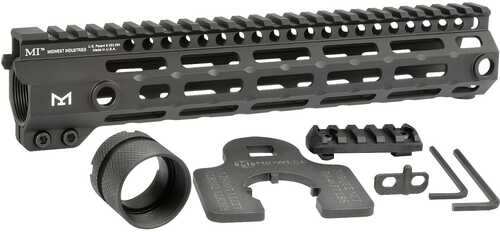 Midwest Industries Mig4M105 Tactical G4M Handguard AR-15 Black Hardcoat Anodized 10.5" 6061-T6 Aluminum M-LOK