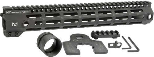 Midwest Industries Mig4M13375 Tactical G4M Handguard AR-15 Black Hardcoat Anodized 13.3" 6061-T6 Aluminum M-LOK