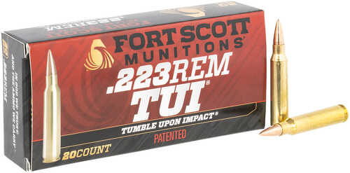 223 Remington 20 Rounds Ammunition Fort Scott Munitions 55 Grain FMJ