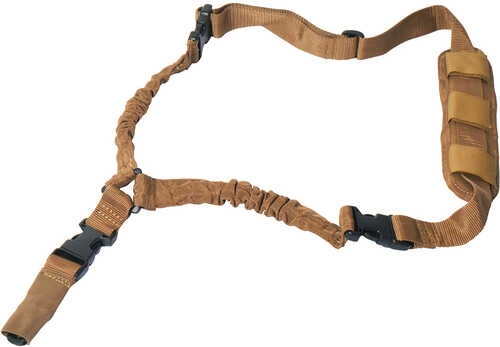 Rukx Gear ATICT1Pst Tactical Bungee Sling Single Point Tan