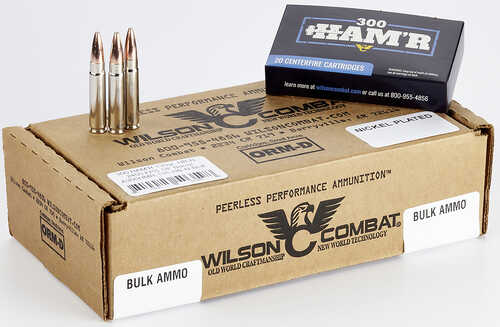 300 HAMR 20 Rounds Ammunition Wilson Combat 135 Grain soft Point