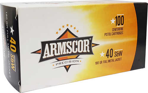 Armscor 50316 Pistol Value Pack 40 S&W 180 Gr Full Metal Jacket (FMJ) 100 Bx/ 12 Cs