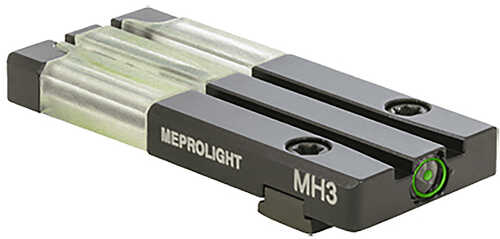 Meprolight USA FT Bullseye Front Sight Fixed Tritium/Fiber Optic Green Black Frame For S&W M&P