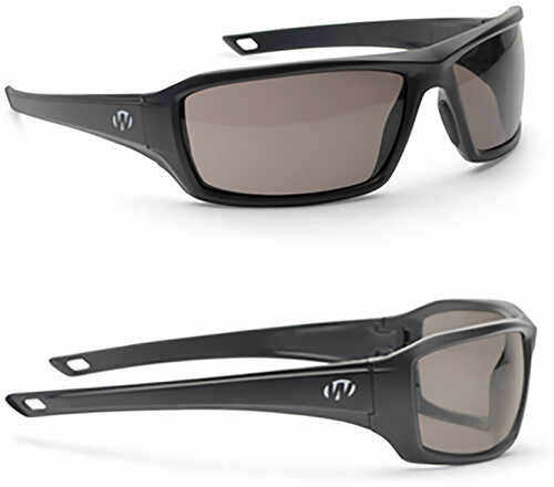 Walker's Gwp-iknff2-smk Ballistic Eyeware Ikon Forge Smoke Gray Lens Black Full Frame Glasses