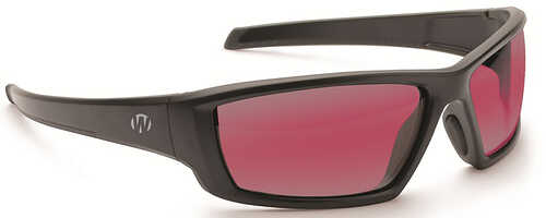 Walker's Ballistic Eyeware IKON Vector Rose Lens With Matte Black Full Wraparound Frame, Eva Foam Nose Pi