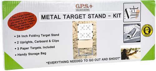 Birchwood Casey 2395MTSKIT Metal Target Stand Kit Gray Steel