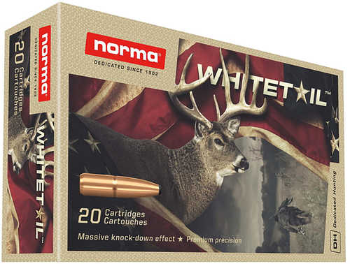 Norma<span style="font-weight:bolder; "> 270</span> <span style="font-weight:bolder; ">Winchester</span> Ammo 130 Grain Pointed Soft Point 20 Rounds