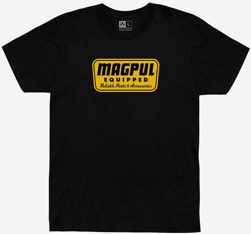 Magpul Equipped T-Shirt Black Short Sleeve Large