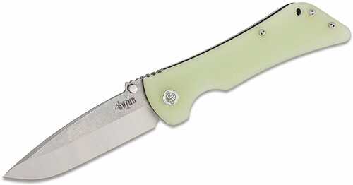 Diamondback Knifeworks Sg02050009 Bad Monkey 4" Folding Tanto Plain Satin 14c28n Steel Blade/ Jade Ghost Green G10