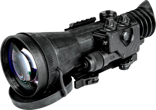 Armasight Vulcan Night Vision Riflescope Black 4.5X108mm Gen 3 Red On Green/White Circle W/Dot Reticle