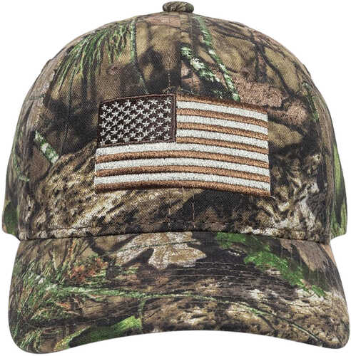 Outdoor Cap USA Flag Mossy Oak Break-Up Country Hook & Loop OSFA Unstructured