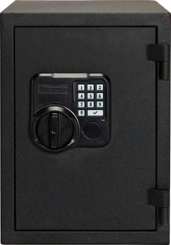 Hornady 95407 Fireproof Safe Keypad/Key Entry Black Powder Coat Steel Holds 2 Handguns 12" X 15" 16.50"