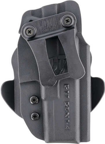 Comp-Tac Dual Concealment IWB/OWB Black Kydex For Glock 17 Gen 1-4 Right Hand