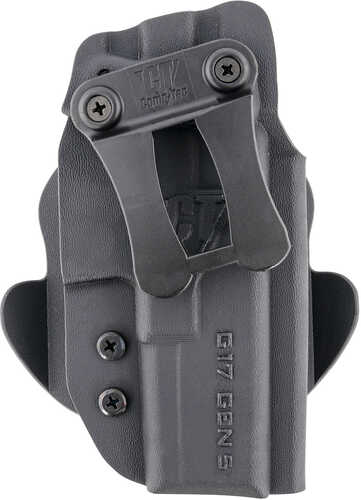 Comp-Tac Dual Concealment IWB/OWB Black Kydex For Glock 17 Gen 5 Right Hand
