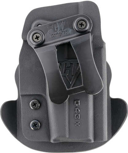 Comp-Tac Dual Concealment IWB/OWB Black Kydex For Glock 43/43X Right Hand