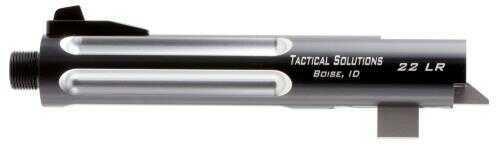 Tactical Solutions TL55TEPA01 Trail-Lite 22 Long Rifle 5.5" Gloss Blk/Silver