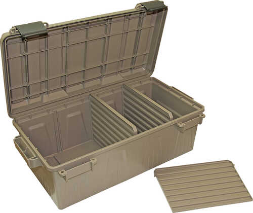 MTM Case-Gard ACDC30 Ammo Crate Beige High Impact Polypropylene 21" X 11.2" X 7.5" 75 Lbs