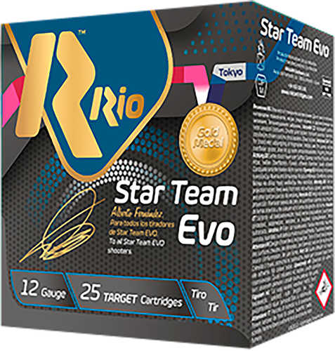 Rio Ammunition Star Team Training Cartridge 12 Gauge 2.75" 1 Oz 8 Shot 1200 Fps 25 Rounds STT28LT8