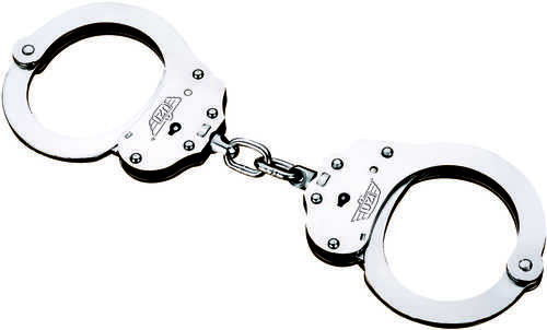 Uzi Accessories Handcuffs NIJ Silver Steel Includes 2 Keys