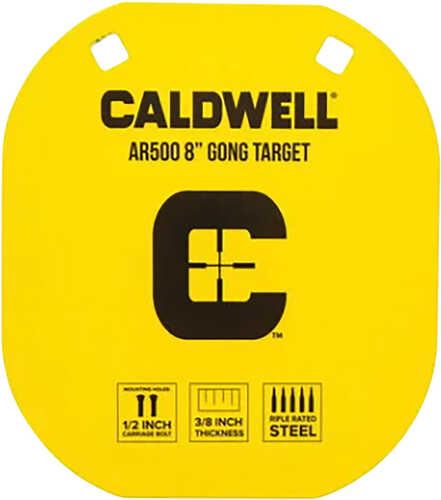 Caldwell Gong Target Yellow AR500 Steel