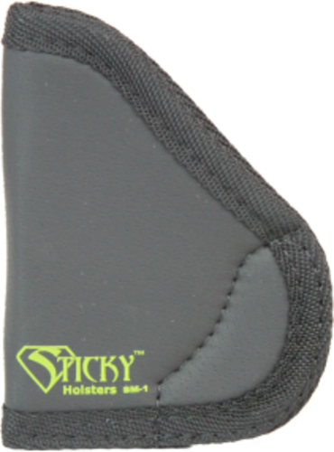Sticky Holsters Or1 Or-1 Black W/Green Logo Latex Free Synthetic Rubber For Optics Ready Sig P938 & Kimber Micro 9 Ambid