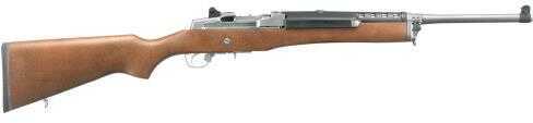 Ruger MINI 14 223 Remington/5.56 Nato 18.5" Barrel 5+1 Rounds Hardwood Stock Stainless Steel Semi Automatic Rifle 5802