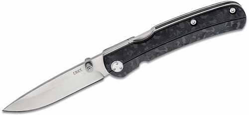 Columbia River CRKT Kith 2.95" Folding Plain Satin 8Cr13MoV SS Blade Grn Black Handle