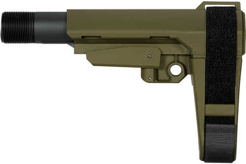 Sb Tactical Brace Synthetic OD Green 5-Position Adjustable For AR-Platform (Tube Not Included)