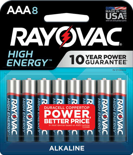 Rayovac E92BP-2 Max AAA 1.5 Volt Alkaline 2 Pack-img-0