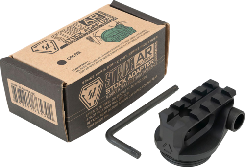Strike Industries Picatinny Stock Adapter Black Anodized For AR-Platform