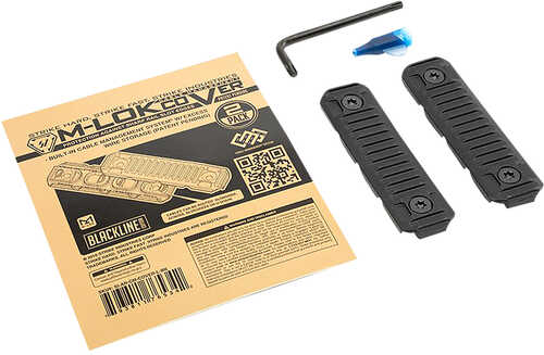 Strike Industries Cable Management Cover Long 3.14"L Black Polymer For M-Lok
