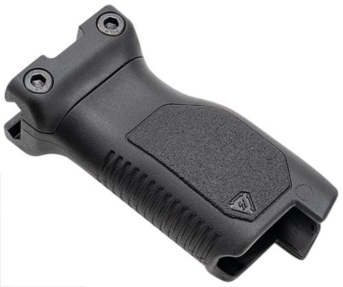 Strike Industries Angled Vertical Grip Long Black Polymer With Cable Management Storage For Picatinny