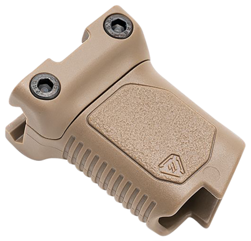 Strike Industries Angled Vertical Grip Short Flat Dark Earth Polymer With Cable Management Storage For M-L
