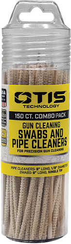 Otis Swabs & Pipe Cleaners Combo Pack Cotton/Wood 6" Long 100 Swabs/50