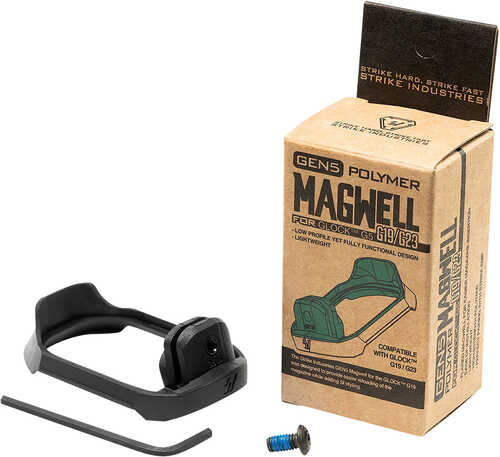 Strike Industries Flared Magwell Black Polymer For Glock 19 & 23